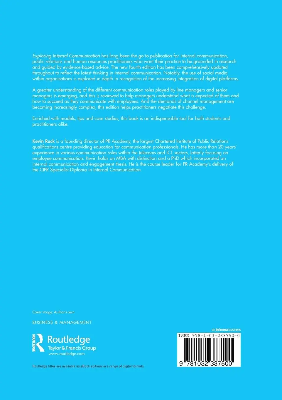Rückseite: 9781032337500 | Exploring Internal Communication | Towards Informed Employee Voice
