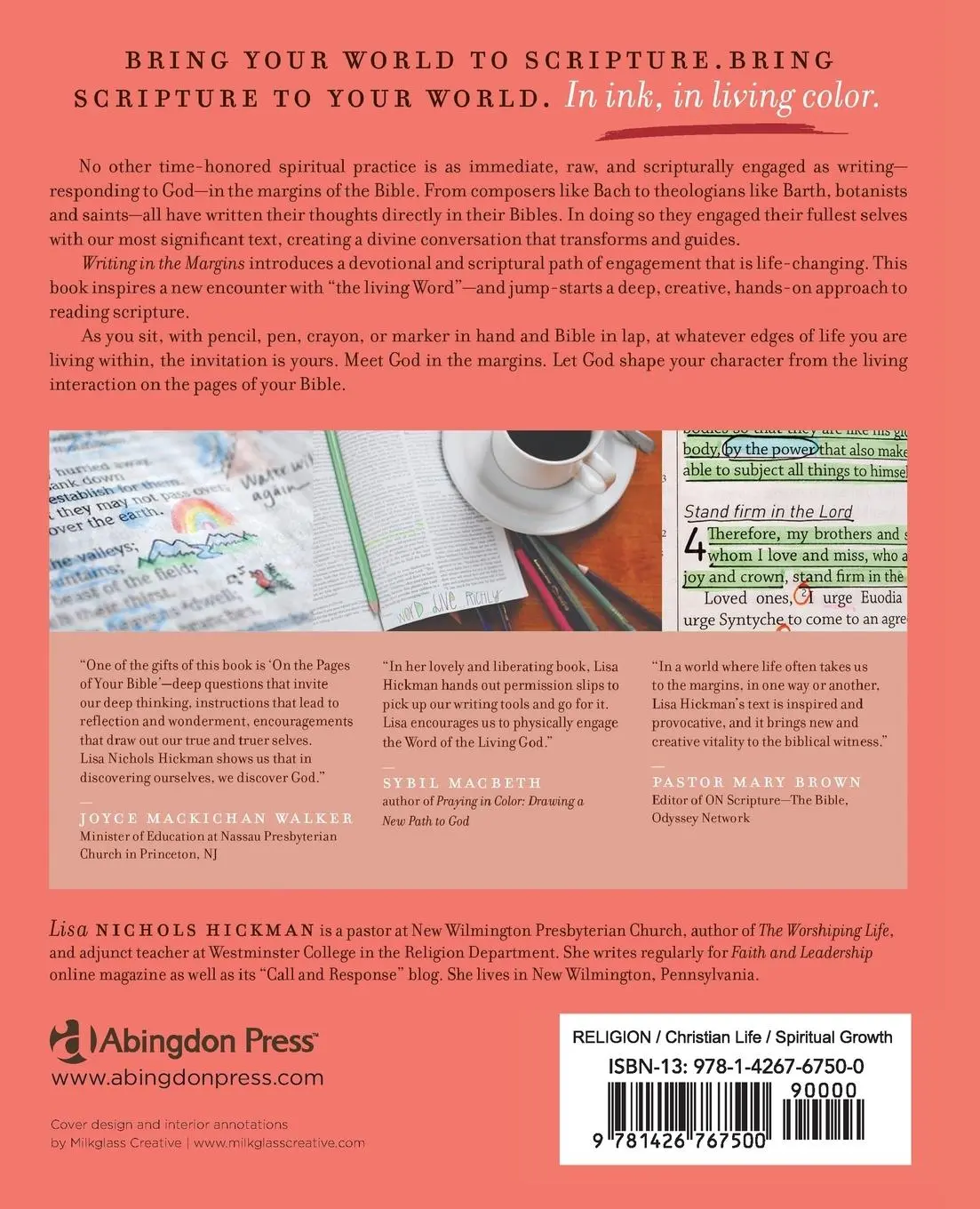 Rückseite: 9781426767500 | Writing in the Margins | Lisa Nichols Hickman | Taschenbuch | Englisch