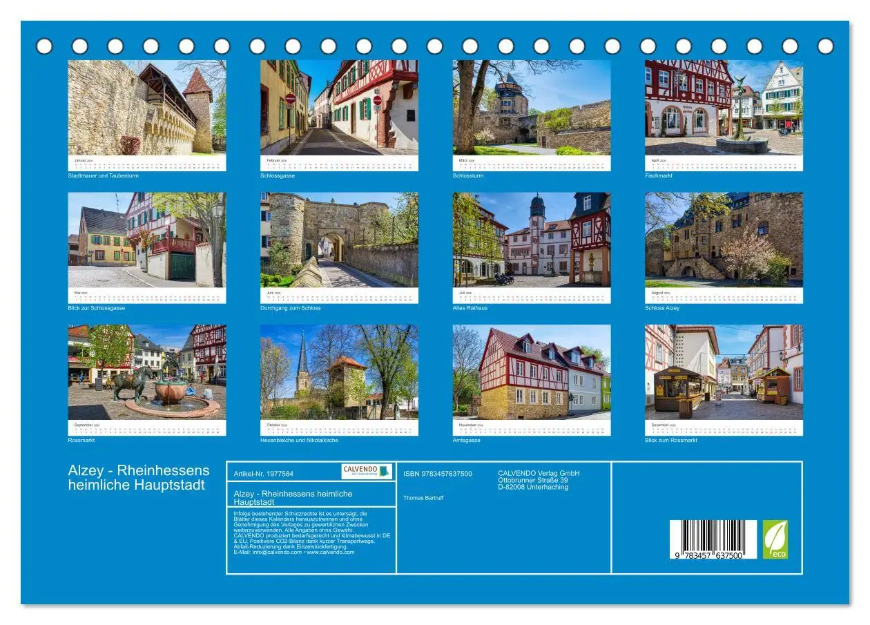 Bild: 9783457637500 | Alzey - Rheinhessens heimliche Hauptstadt (Tischkalender 2026 DIN...