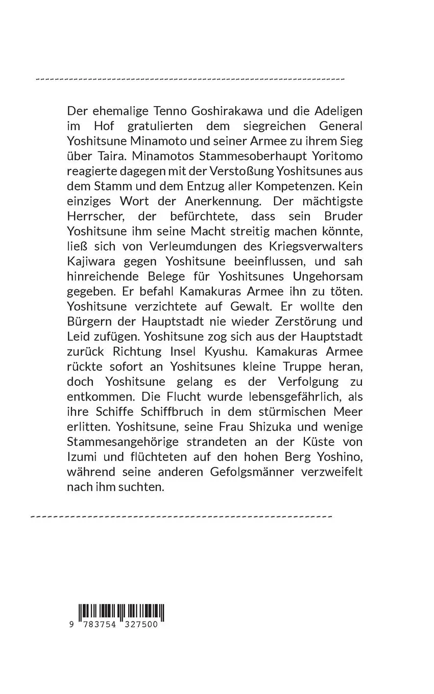 Rückseite: 9783754327500 | Die Geschichte von Taira (19) | Neue Interpretation | Eiji Yoshikawa