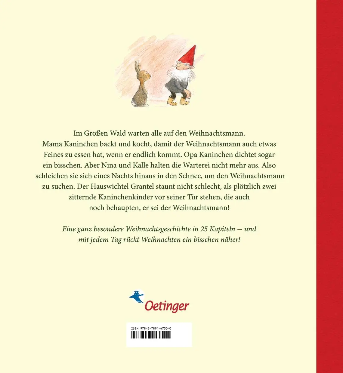 Rückseite: 9783789147500 | Wichtelweihnacht im Winterwald | Ulf Stark | Buch | 104 S. | Deutsch