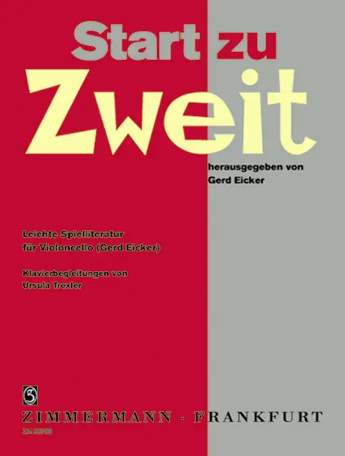 Cover: 9790010337500 | Start zu Zweit | Leichte Spielliteratur | Gerd Eicker | Buch | Deutsch