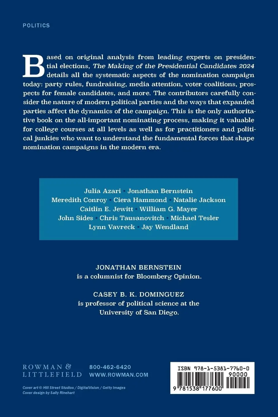 Rückseite: 9781538177600 | Making of the Presidential Candidates 2024 | Bernstein (u. a.) | Buch