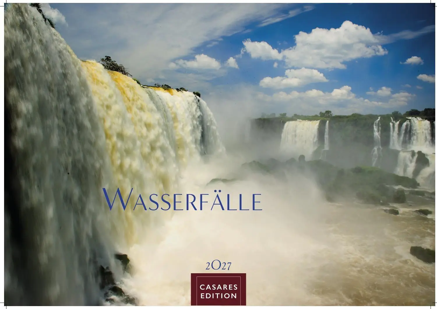 Cover: 9781835247600 | Wasserfälle Kalender 2027 - Wandkalender Fotokalender Naturkalender...