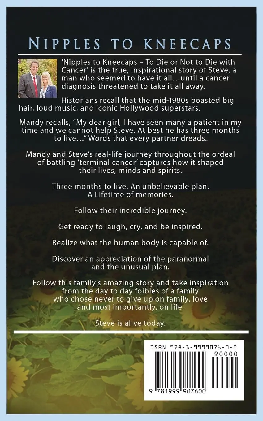 Rückseite: 9781999907600 | Nipples To Kneecaps | To Die Or Not To Die With Cancer | Mandy Brown