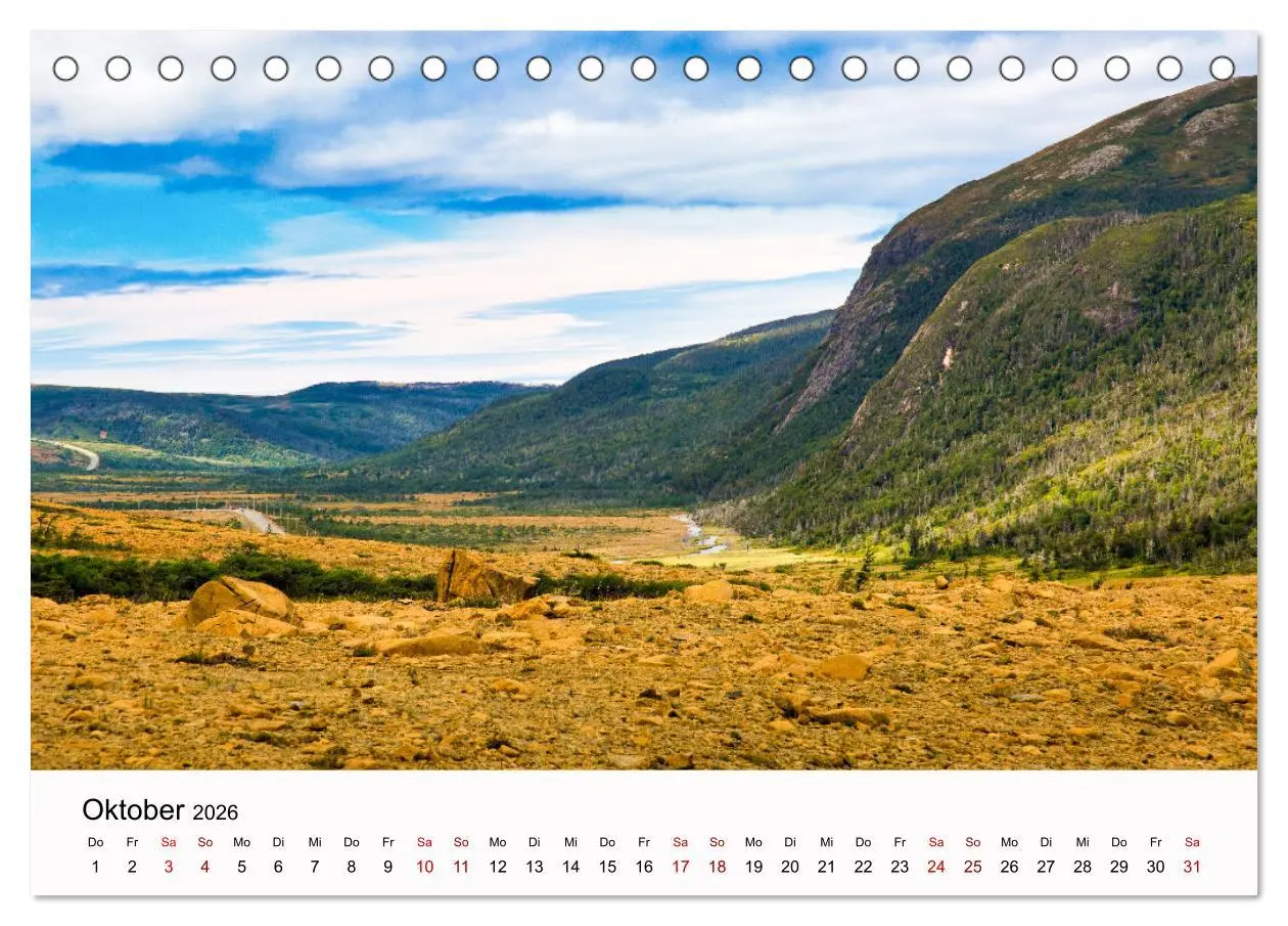 Bild: 9783457487600 | Neufundland - wilde Schönheit im Atlantik (Tischkalender 2026 DIN...