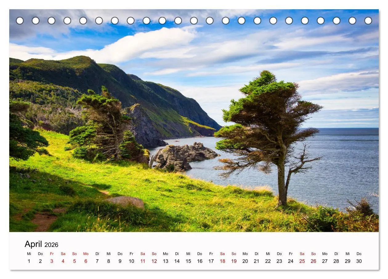 Bild: 9783457487600 | Neufundland - wilde Schönheit im Atlantik (Tischkalender 2026 DIN...