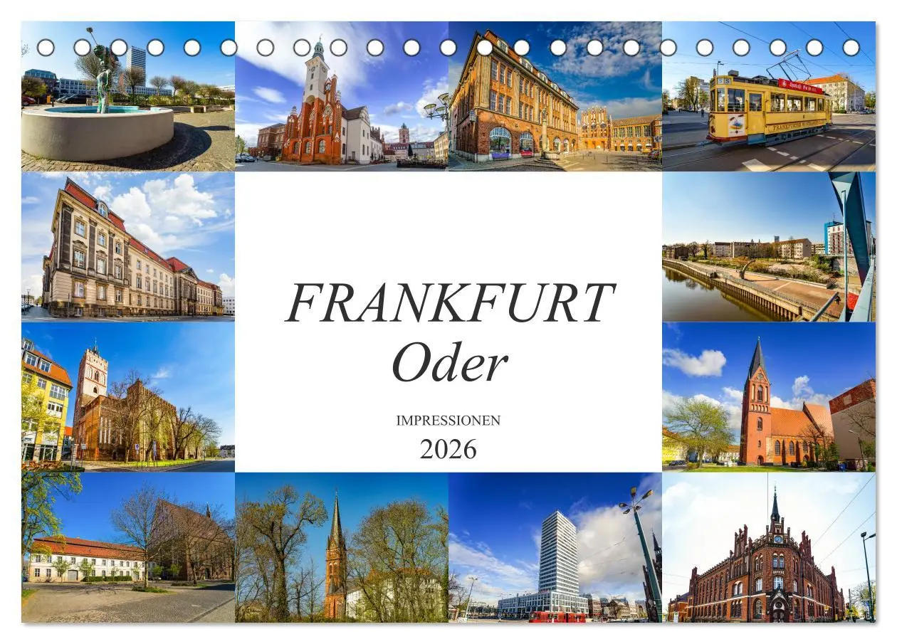 Cover: 9783457797600 | Frankfurt Oder Impressionen (Tischkalender 2026 DIN A5 quer),...