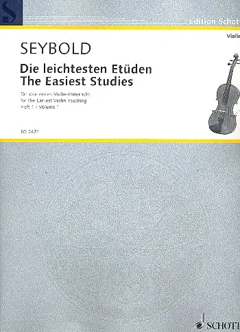 Cover: 9790001037600 | Leichtesten Etudes 1 | Arthur Seybold | Buch | Schott Music