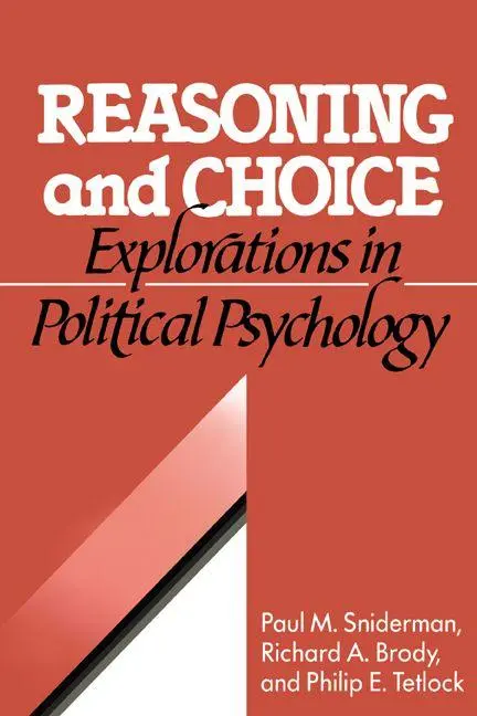 Cover: 9780521407700 | Reasoning and Choice | Explorations in Political Psychology | Buch