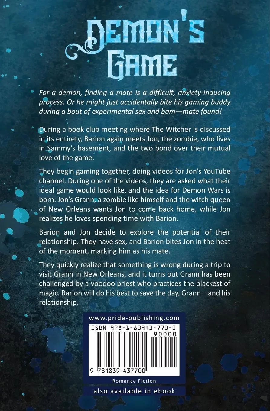 Rückseite: 9781839437700 | Demon's Game | Xenia Melzer | Taschenbuch | Englisch | 2022