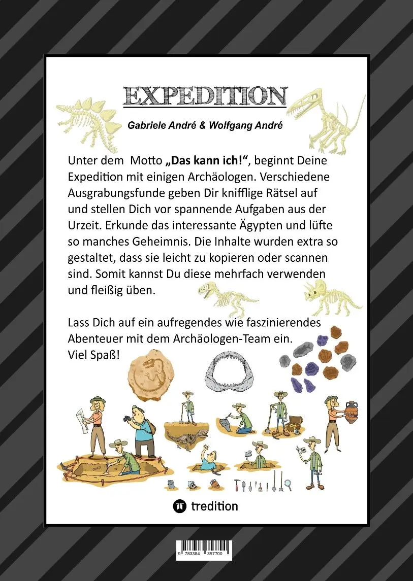 Rückseite: 9783384357700 | CRAFTBOOK - ARCHÄOLOGISCHE FUNDE - EXPEDITON - ÄGYPTEN - ANCH -...