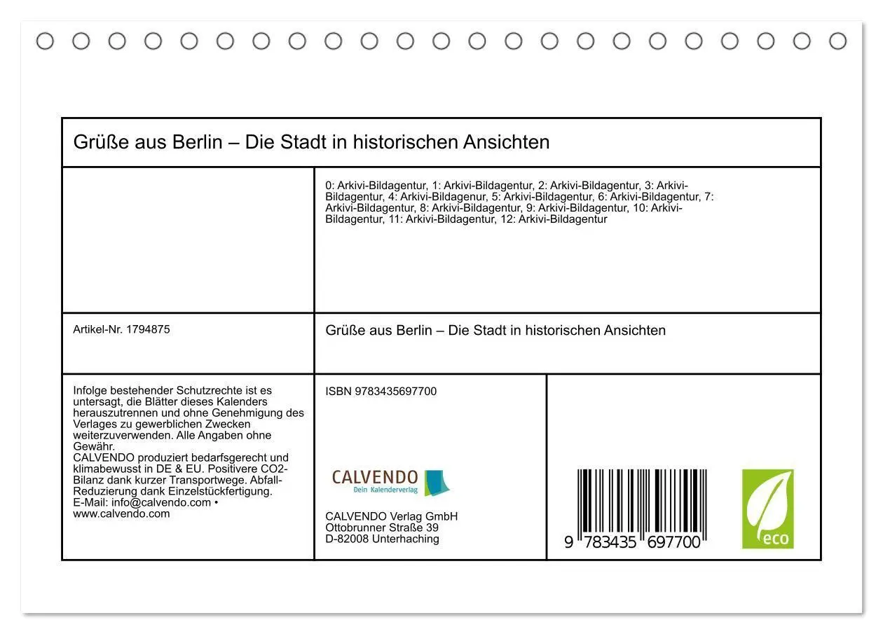 Bild: 9783435697700 | Grüße aus Berlin - Die Stadt in historischen Ansichten...