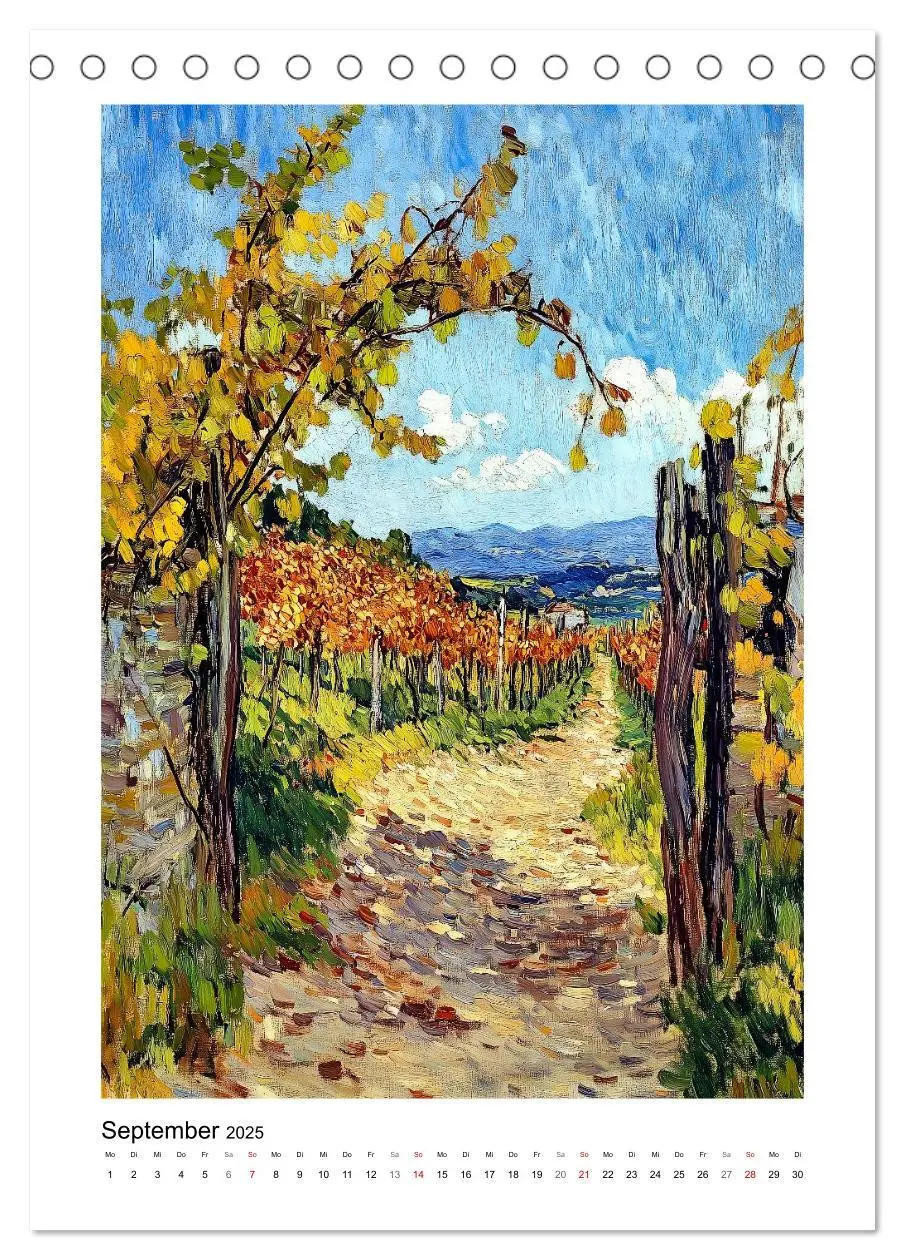 Bild: 9783457237700 | Vincents Jahreszeiten (Tischkalender 2025 DIN A5 hoch), CALVENDO...