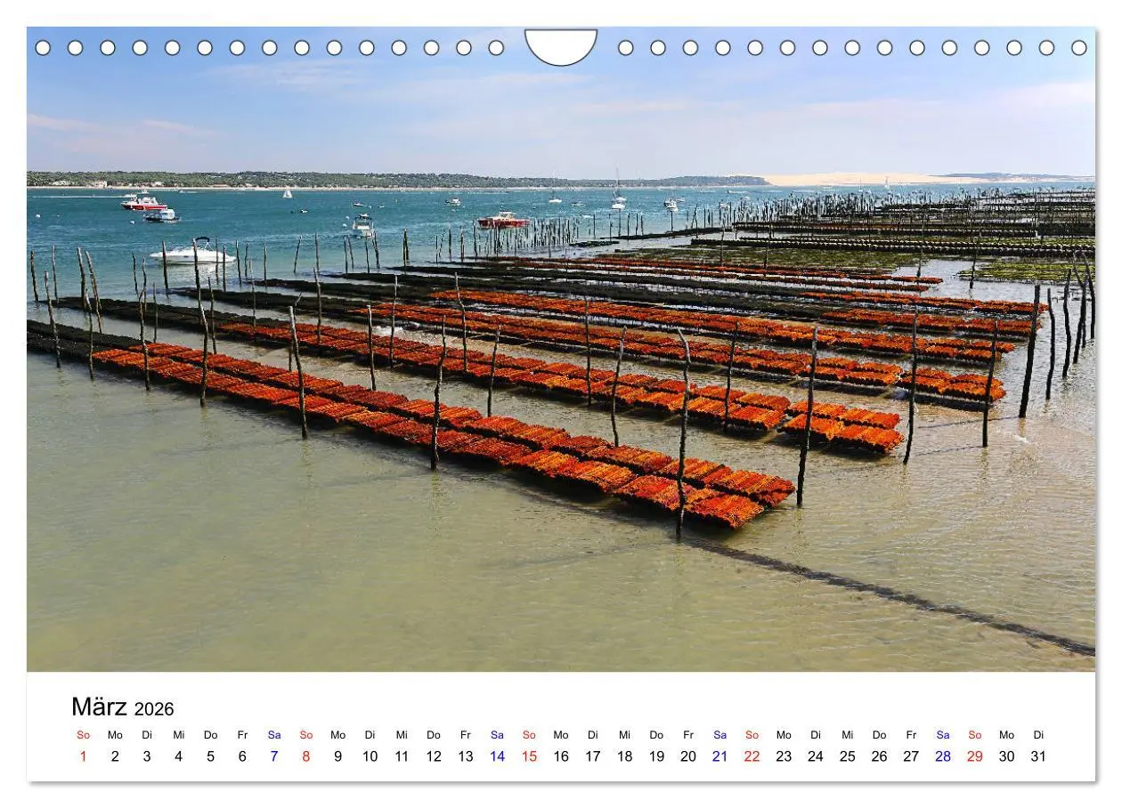 Bild: 9783457617700 | Arcachon Bordeaux Cap Ferret (Wandkalender 2026 DIN A4 quer),...