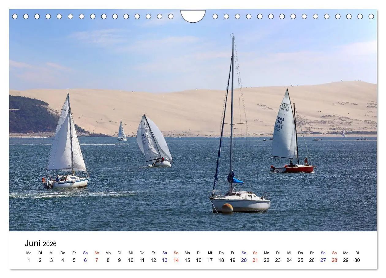 Bild: 9783457617700 | Arcachon Bordeaux Cap Ferret (Wandkalender 2026 DIN A4 quer),...