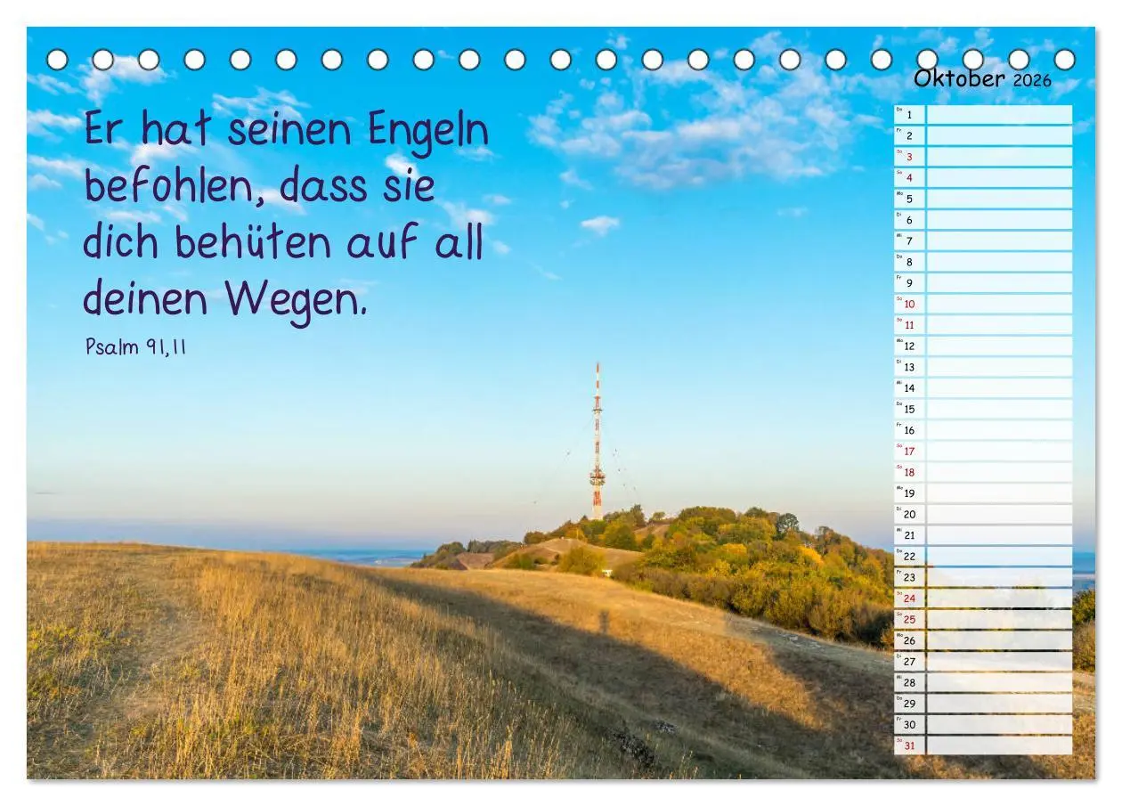 Bild: 9783457927700 | Heimat Hesselberg (Tischkalender 2026 DIN A5 quer), CALVENDO...