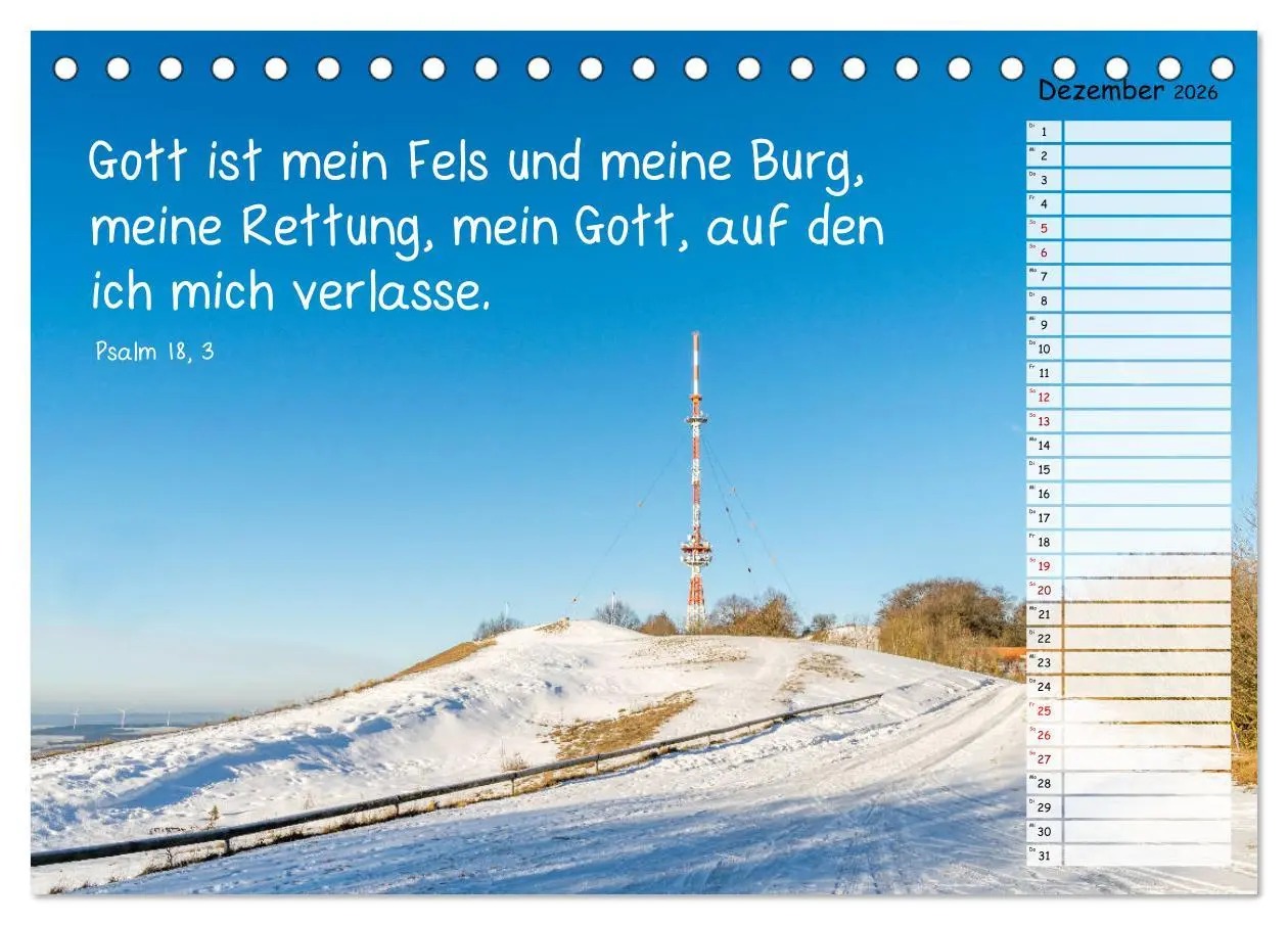 Bild: 9783457927700 | Heimat Hesselberg (Tischkalender 2026 DIN A5 quer), CALVENDO...