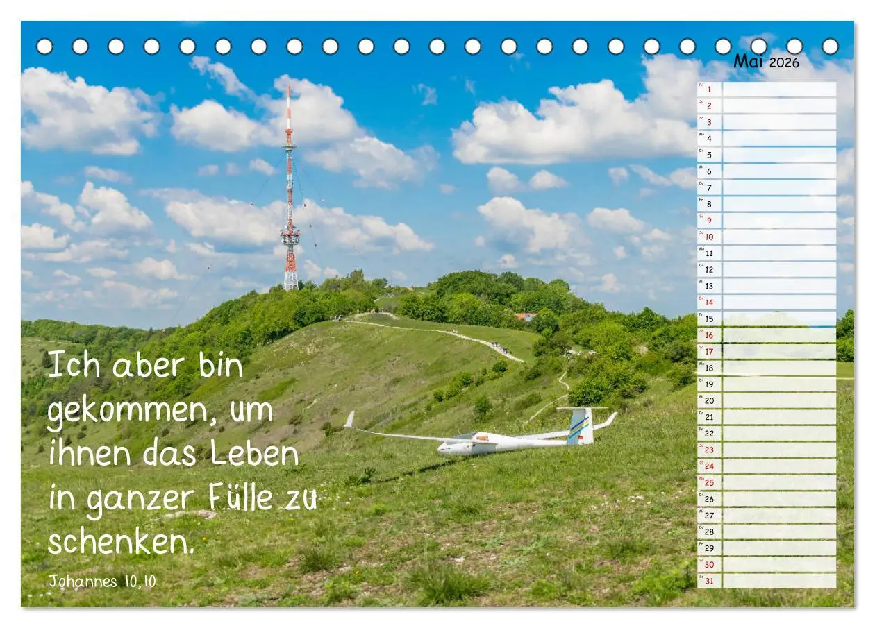 Bild: 9783457927700 | Heimat Hesselberg (Tischkalender 2026 DIN A5 quer), CALVENDO...