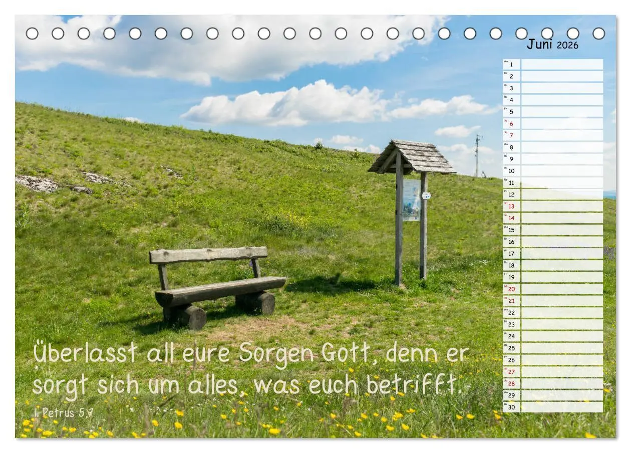 Bild: 9783457927700 | Heimat Hesselberg (Tischkalender 2026 DIN A5 quer), CALVENDO...