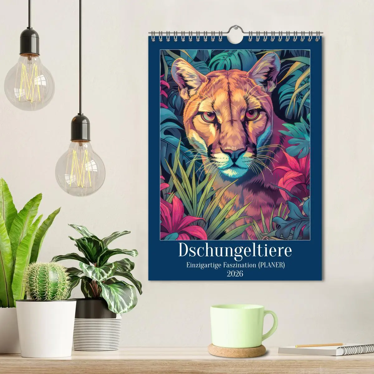 Bild: 9783516257700 | Dschungeltiere - Einzigartige Faszination (Wandkalender 2026 DIN A4...