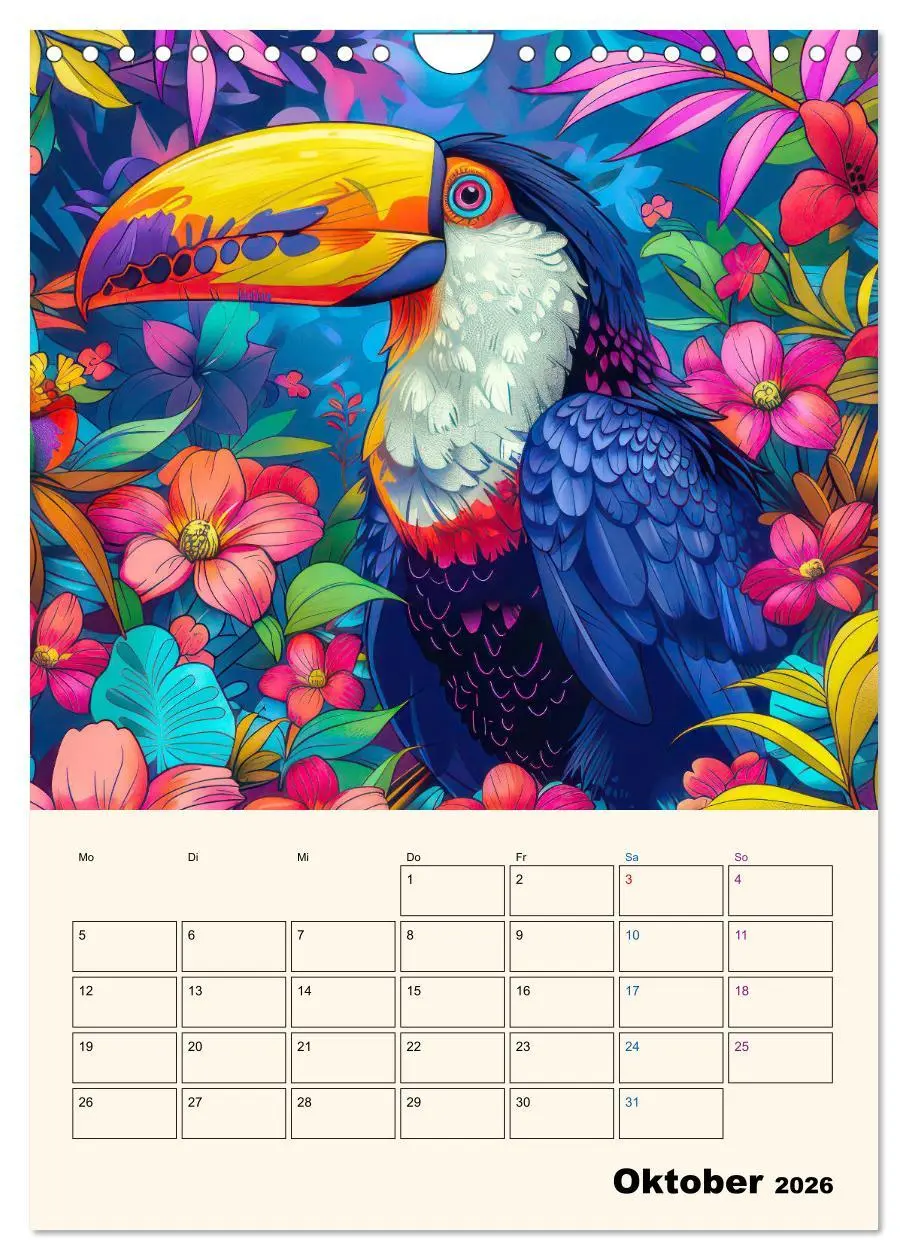 Bild: 9783516257700 | Dschungeltiere - Einzigartige Faszination (Wandkalender 2026 DIN A4...