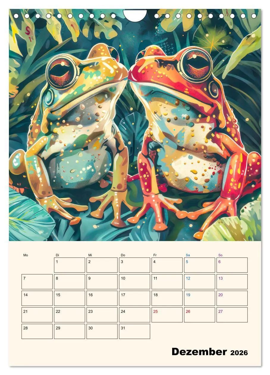 Bild: 9783516257700 | Dschungeltiere - Einzigartige Faszination (Wandkalender 2026 DIN A4...