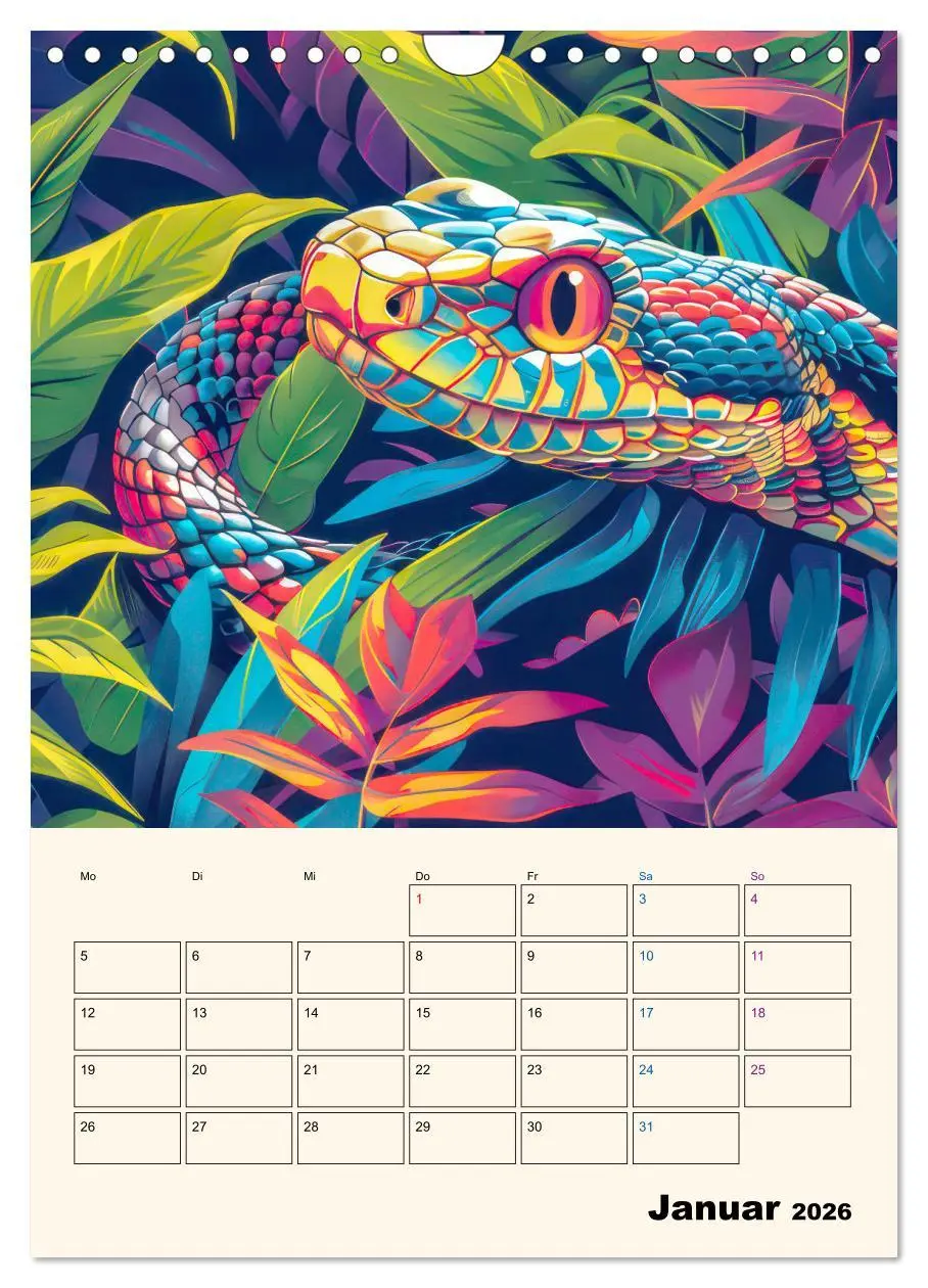 Bild: 9783516257700 | Dschungeltiere - Einzigartige Faszination (Wandkalender 2026 DIN A4...