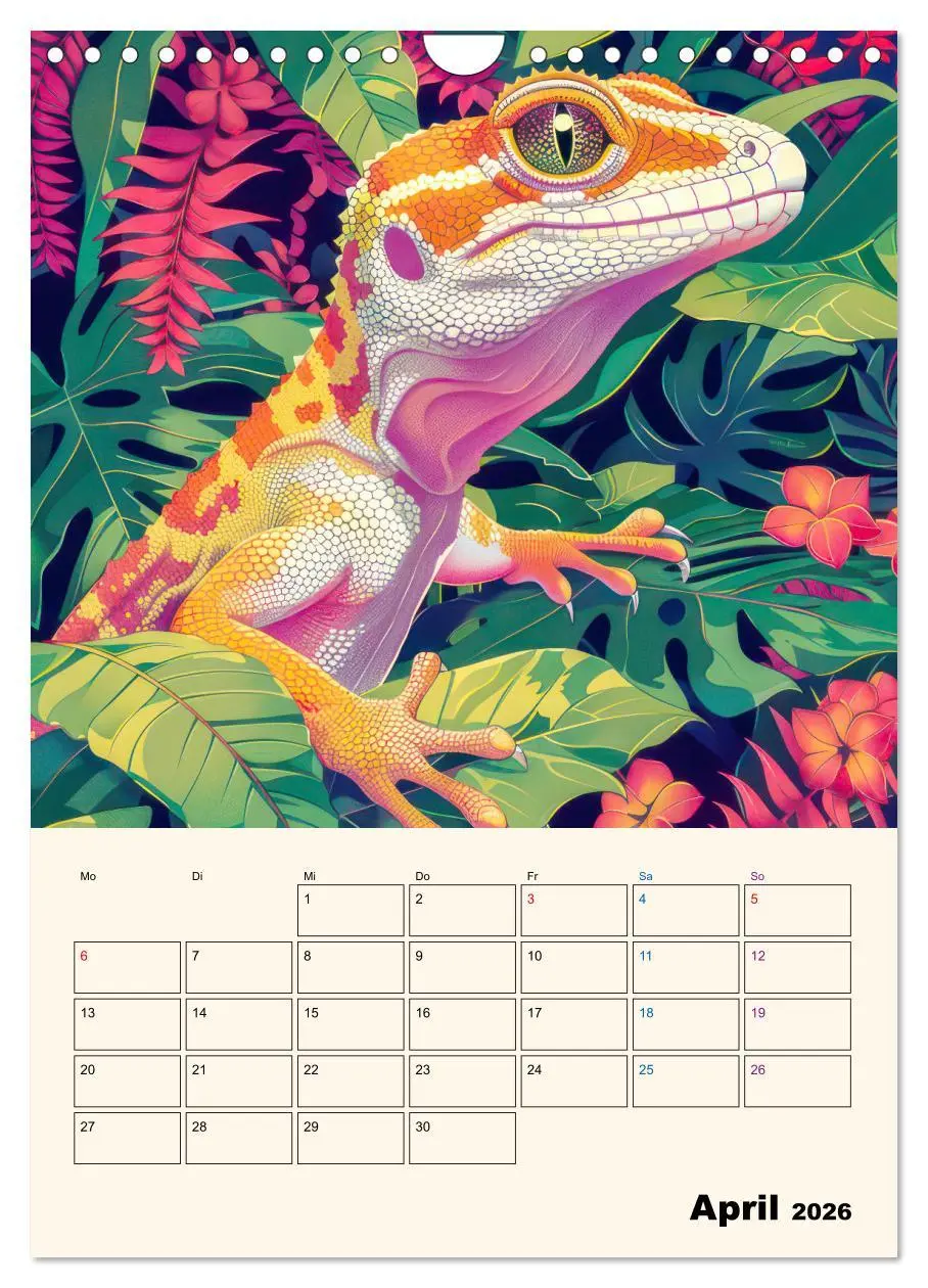 Bild: 9783516257700 | Dschungeltiere - Einzigartige Faszination (Wandkalender 2026 DIN A4...