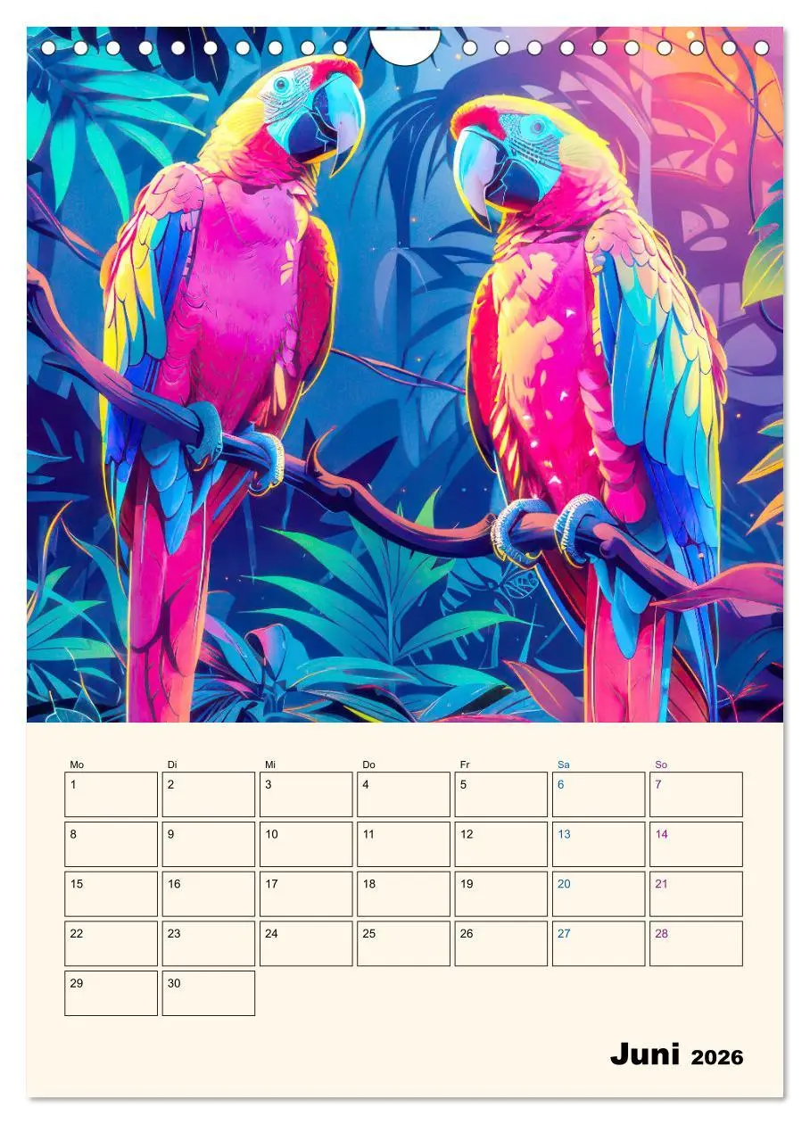 Bild: 9783516257700 | Dschungeltiere - Einzigartige Faszination (Wandkalender 2026 DIN A4...