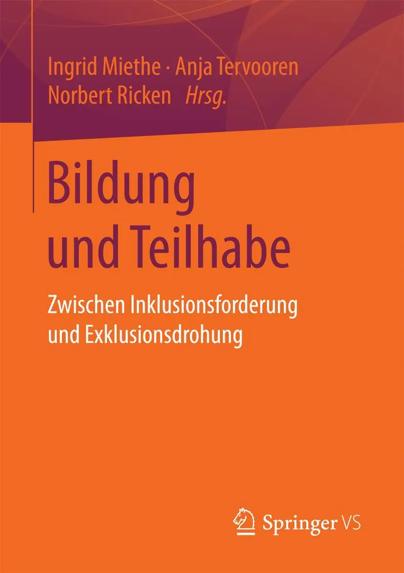 Cover: 9783658137700 | Bildung und Teilhabe | Ingrid Miethe (u. a.) | Taschenbuch | xv | 2017
