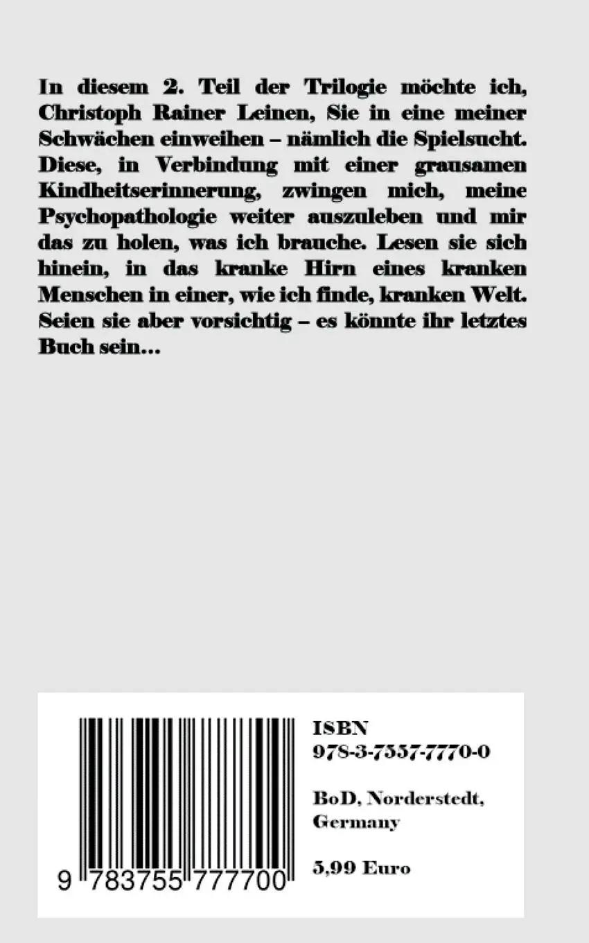 Rückseite: 9783755777700 | Tödliche Erinnerungen | Thore Stonewood | Taschenbuch | 90 S. | 2021