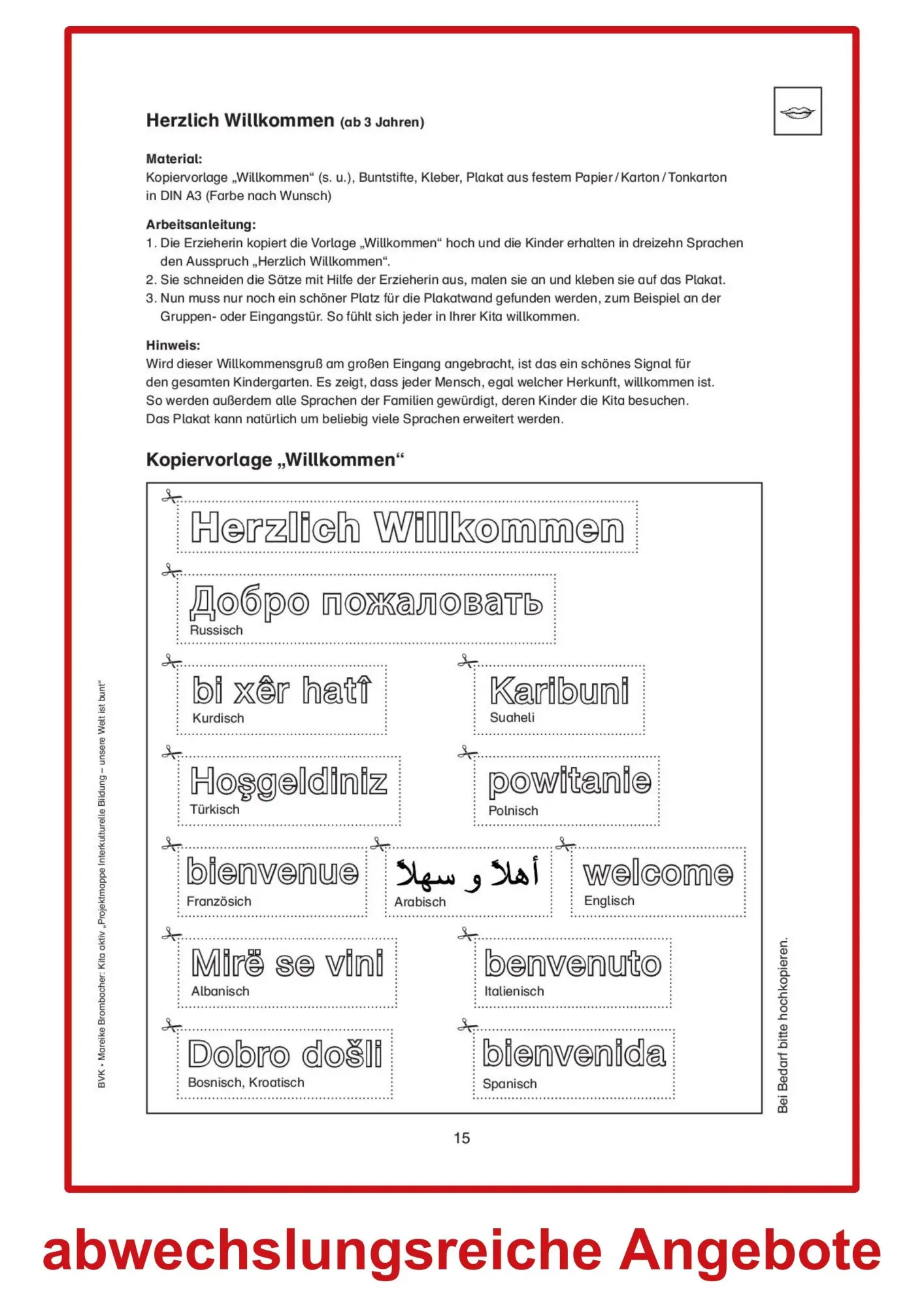 Bild: 9783867407700 | Kita aktiv Projektmappe Interkulturelle Bildung - unsere Welt ist bunt