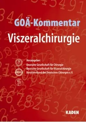 Cover: 9783922777700 | GOÄ-Kommentar Viszeralchirurgie | Chirurgie | Buch | Deutsch