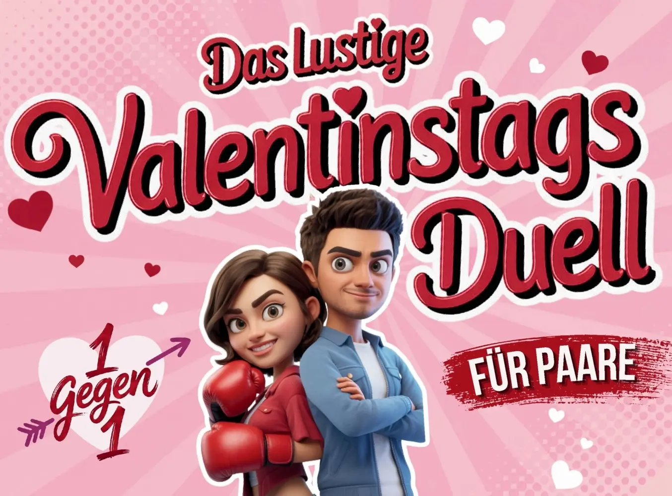 Cover: 9789403867700 | Das lustige Valentinstags-Duell für Paare | Lina Thiele | Taschenbuch