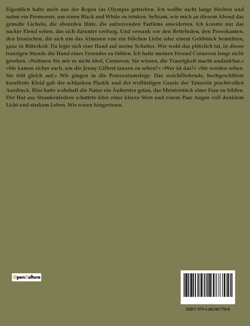 Rückseite: 9791041907700 | Die Frivolitäten des Herrn von D. | Franz Blei | Taschenbuch | 54 S.