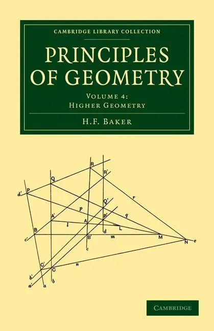 Cover: 9781108017800 | Principles of Geometry | H. F. Baker | Taschenbuch | Englisch | 2010