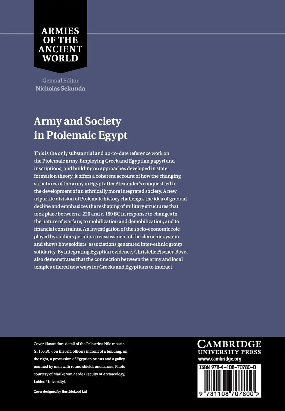 Rückseite: 9781108707800 | Army and Society in Ptolemaic Egypt | Christelle Fischer-Bovet | Buch
