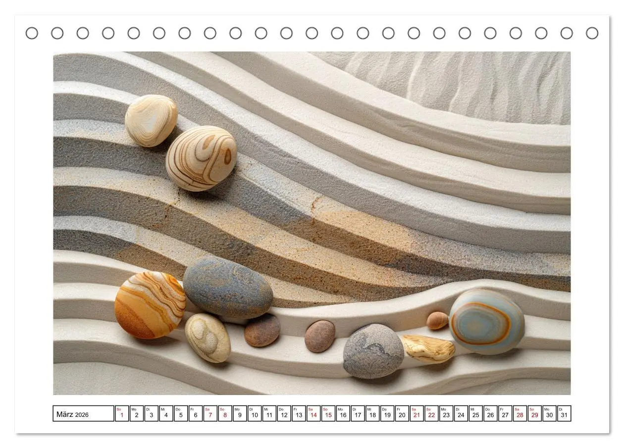 Bild: 9783457397800 | Augenmeditation im Zen Garten (Tischkalender 2026 DIN A5 quer),...