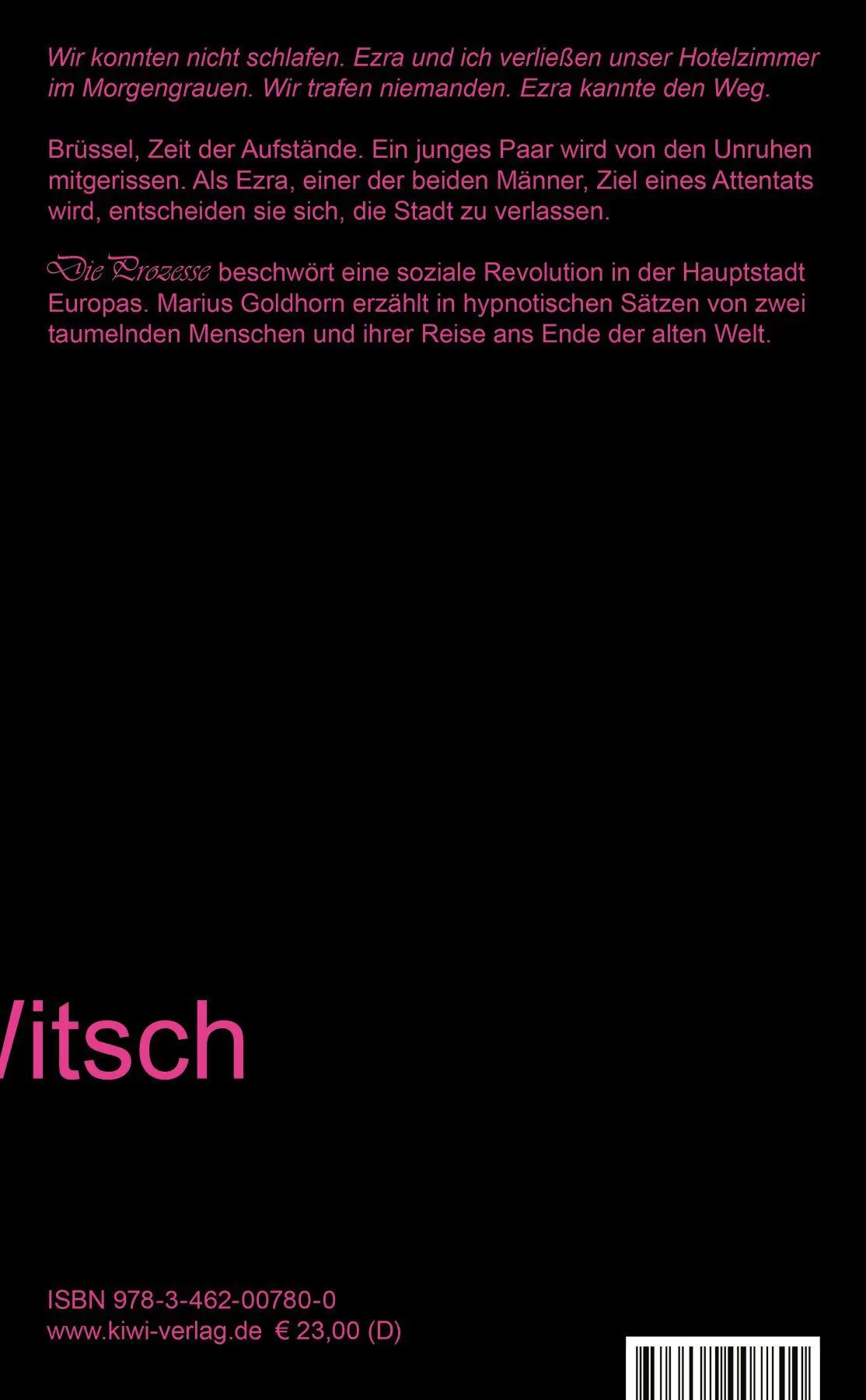 Rückseite: 9783462007800 | Die Prozesse | Marius Goldhorn | Buch | 276 S. | Deutsch | 2025
