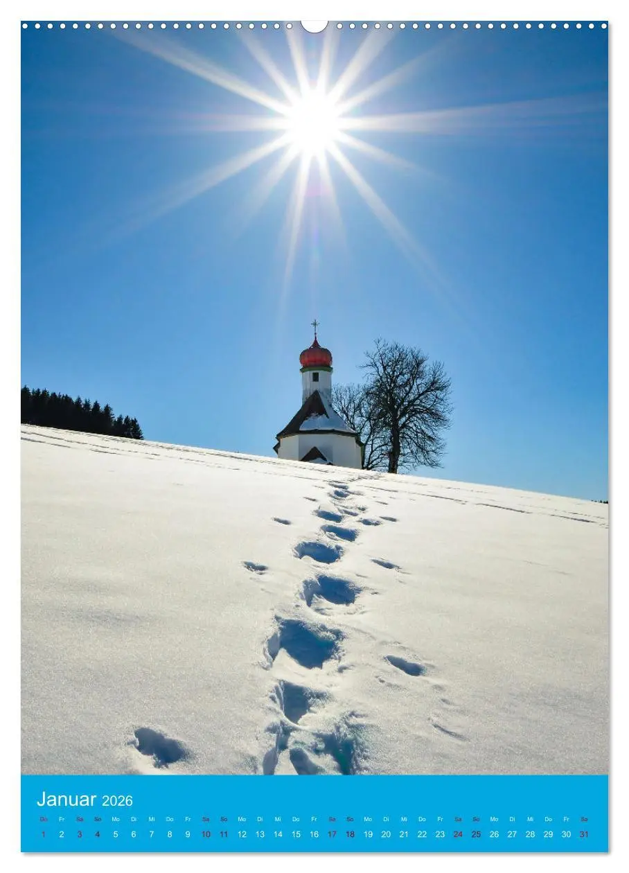 Bild: 9783516317800 | Malerische Kirchen und Kapellen (Wandkalender 2026 DIN A2 hoch),...