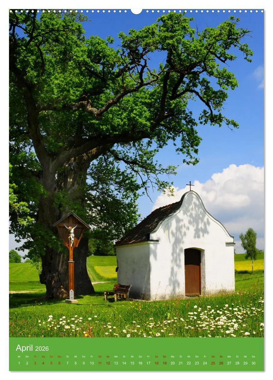 Bild: 9783516317800 | Malerische Kirchen und Kapellen (Wandkalender 2026 DIN A2 hoch),...