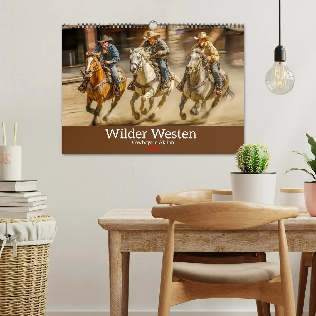 Bild: 9783516627800 | Wilder Westen - Cowboys in Aktion (Wandkalender 2026 DIN A3 quer),...
