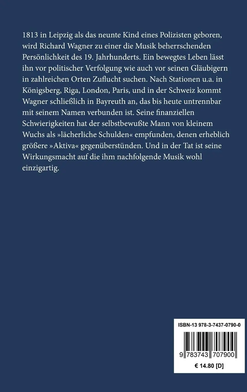 Rückseite: 9783743707900 | Tannhäuser und Der Sängerkrieg auf Wartburg | Richard Wagner | Buch