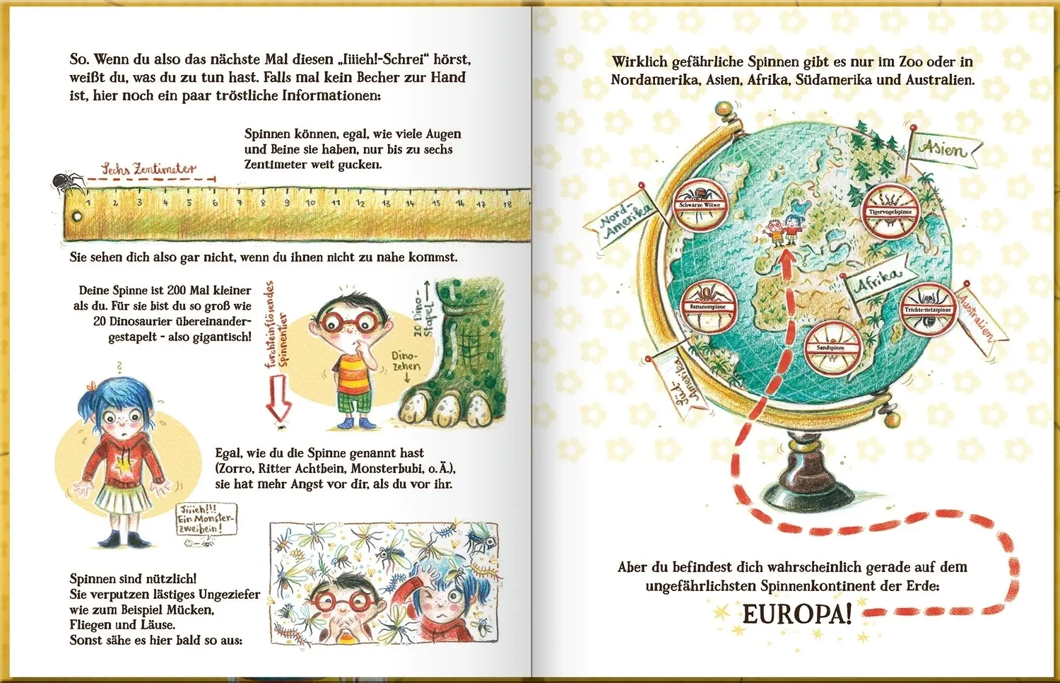 Bild: 9783789107900 | Spinnen-Alarm | Das große (Spinnen-) Angst-weg-Buch | Nina Dulleck