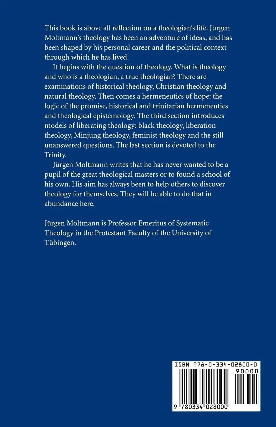 Rückseite: 9780334028000 | Experiences in Christian Theology | Jurgen Moltmann | Taschenbuch