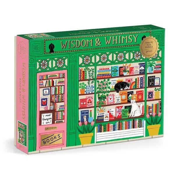 Cover: 9780735388000 | Wisdom &amp; Whimsy Bookshop 1000 Piece Foil Puzzle | Spiel | Englisch