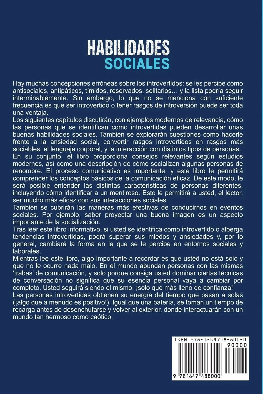 Rückseite: 9781647488000 | Habilidades Sociales | Matt Holden | Taschenbuch | Spanisch | 2020