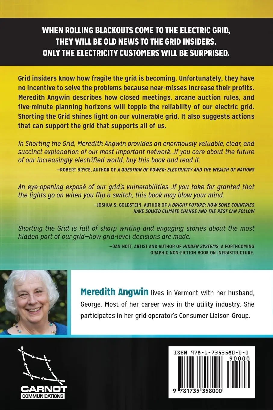 Rückseite: 9781735358000 | Shorting the Grid | The Hidden Fragility of Our Electric Grid | Angwin