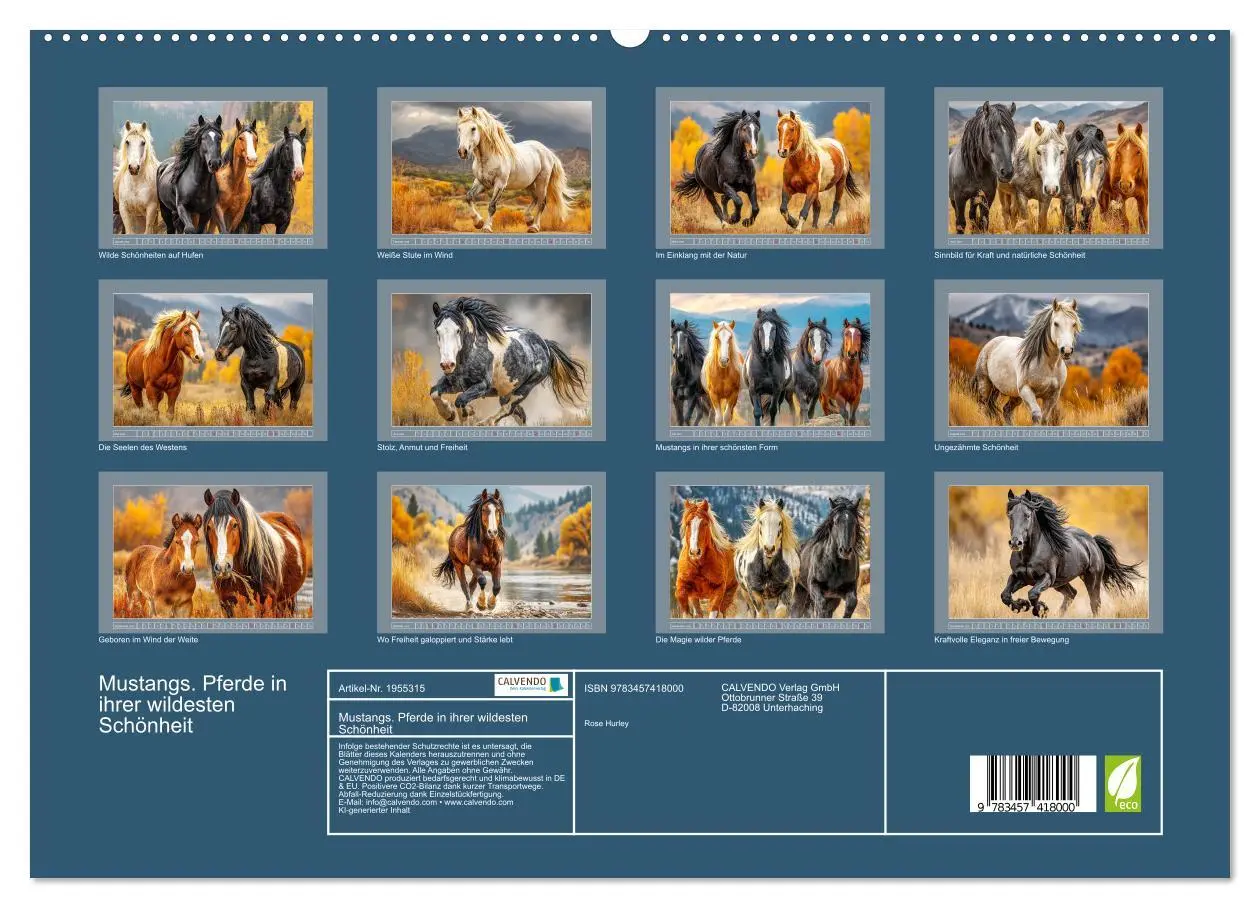 Bild: 9783457418000 | Mustangs. Pferde in ihrer wildesten Schönheit (hochwertiger Premium...